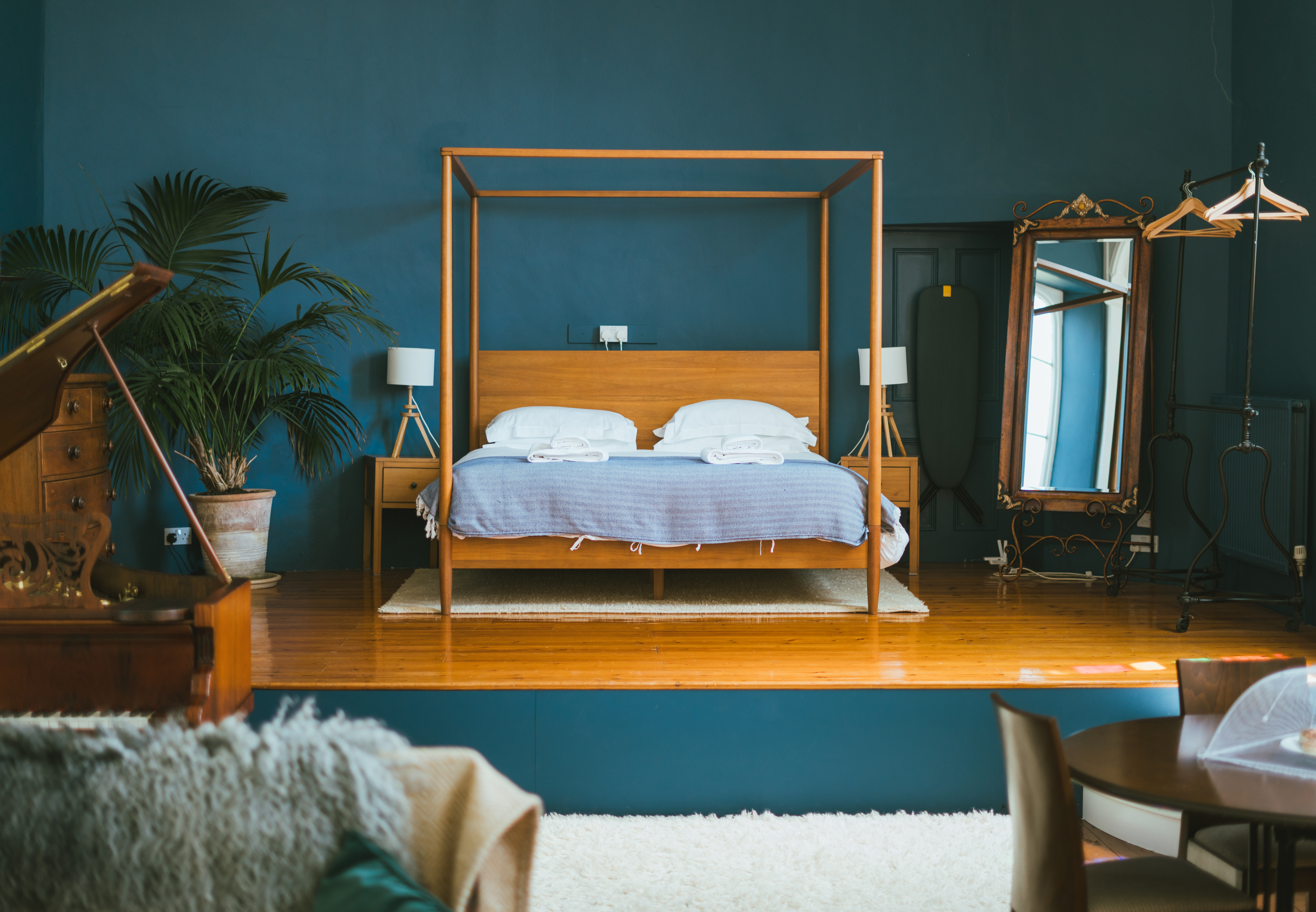 Bed in the Music Room